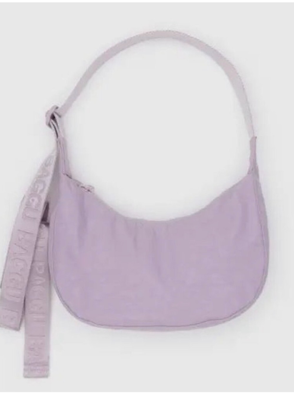 Baggu Medium Crescent Crossbody in Dusty Pink